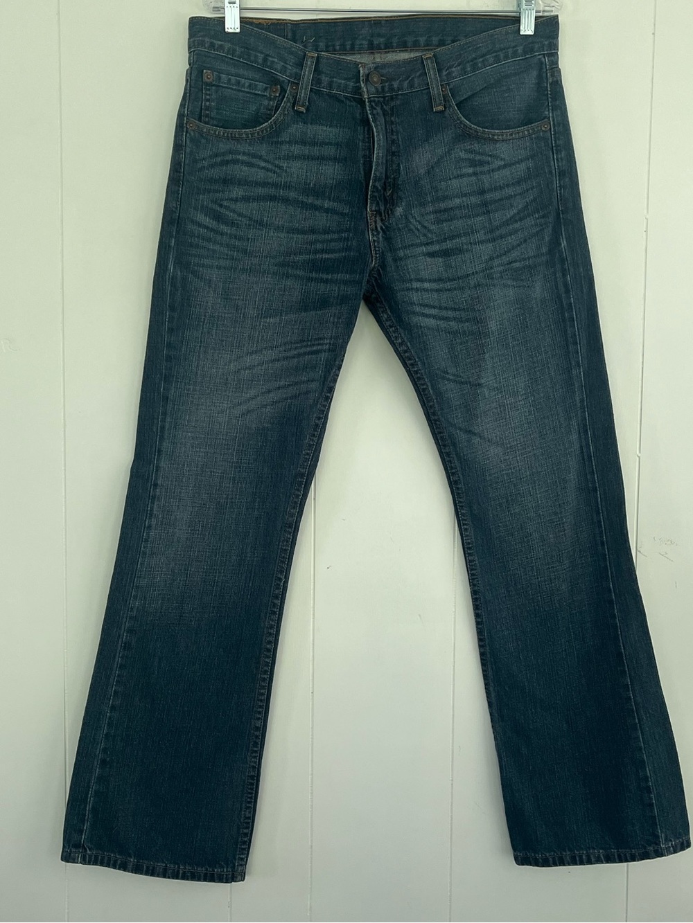 LEVI’s 527 Bootcut Men's Dark Wash Blue Jeans Denim W 33 L 30 - Picture 2 of 14